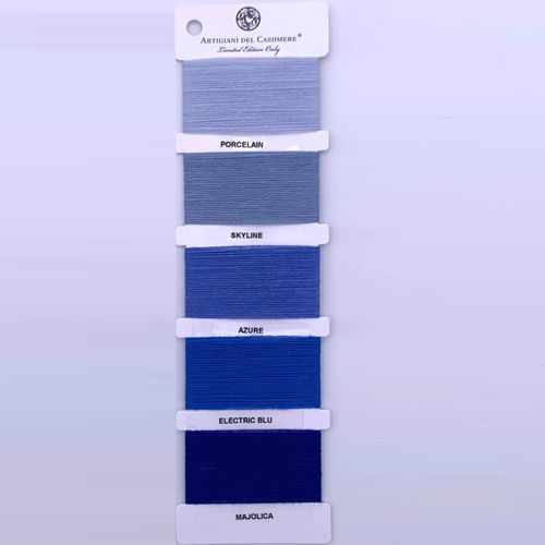 为披毯面料 - BLUE YARNS/2 - ARTIGIANI DEL CASHMERE - 为毯子 / 用于室内装饰 / 单色