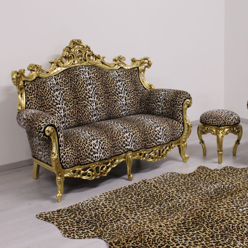 新巴洛克沙发 - FINLANDIA ANIMALIER - ORSITALIA - 客厅 / 用于游艇 / 丝绒