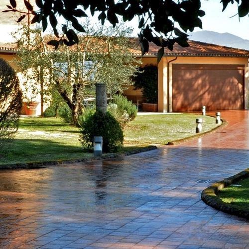石英铺地石 - MASSELLO ETRUSCO - Giulioli Pavimenti - 玄武岩 / 水泥 / 户外