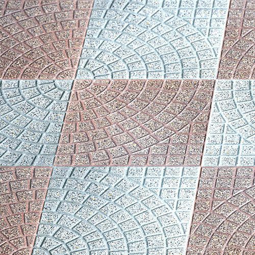 斑岩铺地石 - VENTAGLIO/CURVA - Giulioli Pavimenti - 大理石颗粒 / 水泥 / 户外