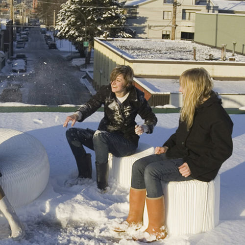 现代风格凳子 - MOLO SOFTSEATING - Okko Design AB - 布料 / 纸质 / 聚乙烯桌脚