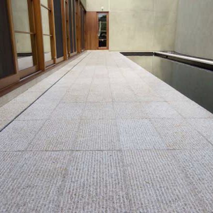 花岗岩瓷砖 - TILES : SILVER GREY - DVTSTONE - 火焰纹 / 磨砂 / 光滑