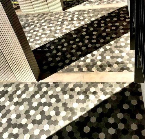 石材路面砖 - HEXAGON - ACKER STONE - 户外 / 光滑 / 个性化颜色