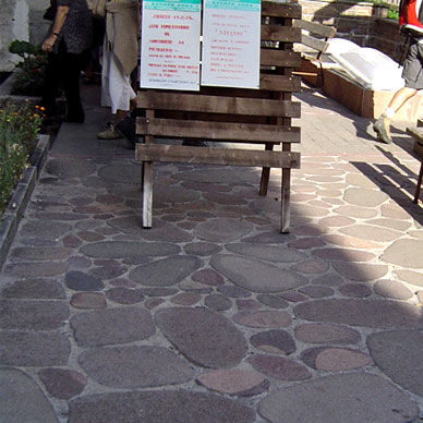 斑岩路面砖 - COBBLESTONES - PORFIDI ITALIA 2000 - 大理石 / 户外 / 哑光