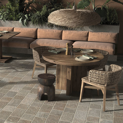 陶土铺路石 - PORFIDO - KRONOS CERAMICHE - 户外 / 室内 / 露台