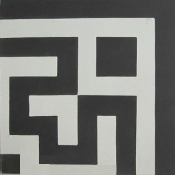 室内水泥花砖 - BORDER & CORNER : C211/B211 - Secoin Corporation - 地面 / 几何图案