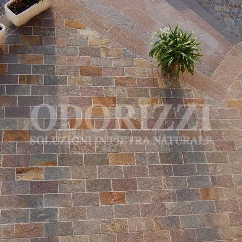 斑岩铺路石 - CAMPARTA® : SPLIT TILES - ODORIZZI soluzioni in pietra - 户外 / 防滑 / 防冻