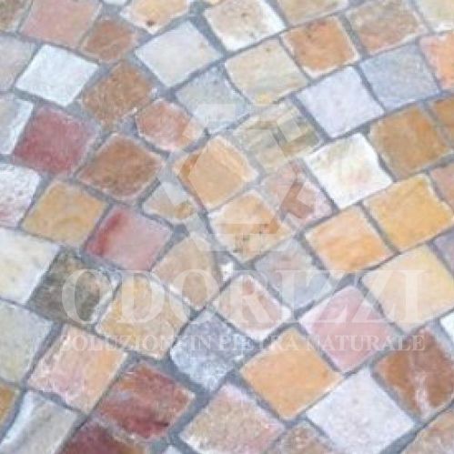 石英岩路面砖 - GEA'S : CUBES - ODORIZZI soluzioni in pietra - 人行道 / 用于公共空间