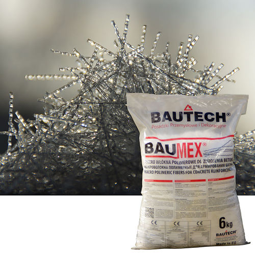 聚合物增强纤维 - BAUMEX® - BAUTECH - 用于混凝土