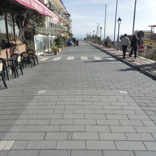 人造石铺路石 - MONOSTRATO VULCANICO OF ETNA - FIMAS PAVIMENTI IN MONOSTRATO VULCANICO DELL'ETNA - 户外 / 室内 / 人行道