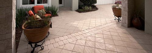 混凝土路面砖 - 12X12 - Belgard Hardscapes - 透水 / 人行道 / 用于公共空间