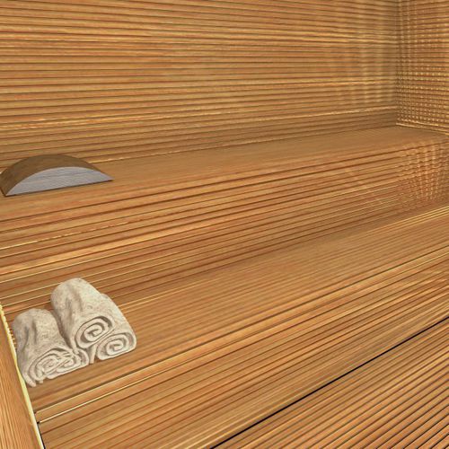 商用桑拿房 - Luxe Pro - AWD - 木质 / 用于室内