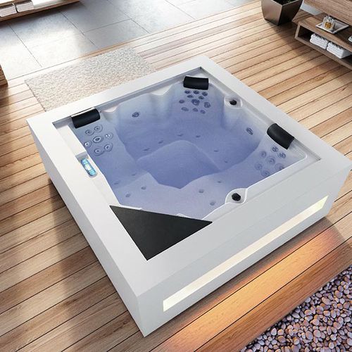 地上水疗浴缸 - Home - AWD - 正方形 / 4人座 / 丙烯塑料