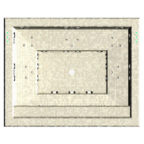 嵌入式水疗浴缸 - AWD - 长方形 / 6人座 / 8人座