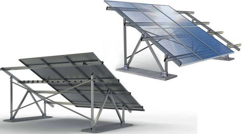 场地用安装系统 - SUN 300 - Europa Profil Aluminium SA - 太阳能 / 用于光伏面板