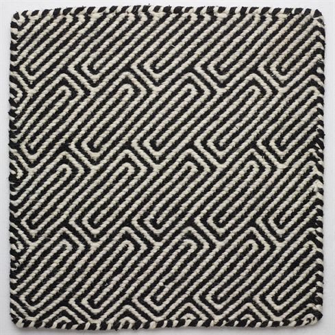 现代风格地毯 - BRICK FLATWEAVE - Nash Andrea - 几何图案 / 羊毛 / 编织