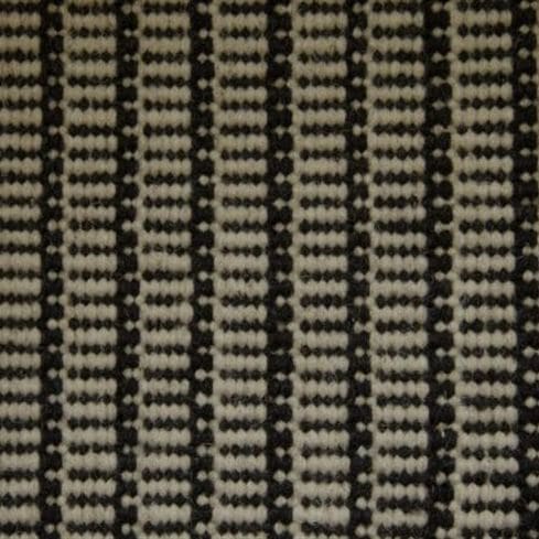 编织满铺地毯 - ZIRCON FLATWEAVE  - Nash Andrea - 羊毛 / 图案 / 黑色