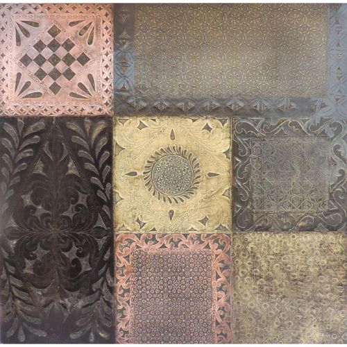 壁挂装饰面板 - PATCHWORK BRONZE COMBO - Lost Cowboys.com - 用于楼板 / 木制 / 铜