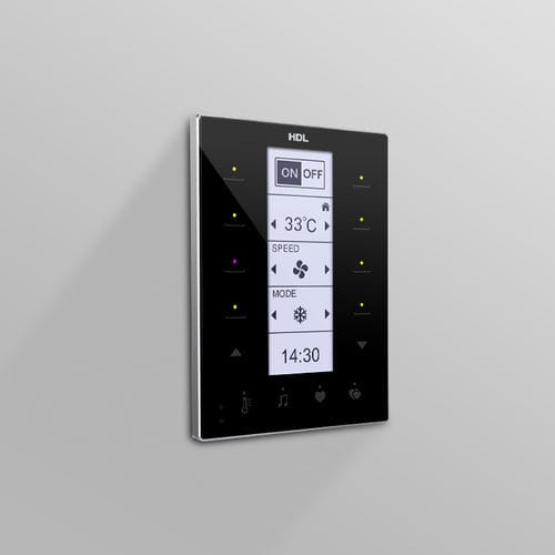 灯具控制键盘 - DLP Touch - HDL Automation Co., Ltd - 用于系统加热 / 用于通风系统 / 多媒体设备
