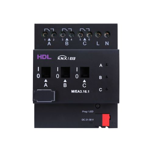 智能家居设备开关驱动器 - M_EA3.16.1 - HDL Automation Co., Ltd - KNX / DIN导轨 / 家用