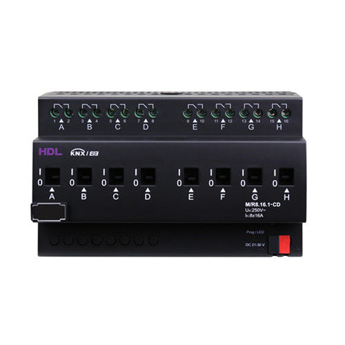 智能家居设备开关驱动器 - M/R8.16.1-CD - HDL Automation Co., Ltd - KNX / DIN导轨 / 家用