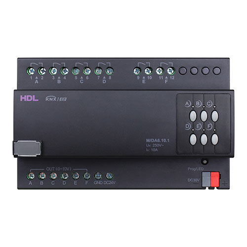 DIN导轨调光器 - M/DA6.10.1 - HDL Automation Co., Ltd - 智能家居设备 / KNX