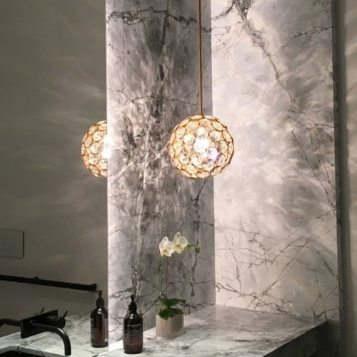 吊灯 - IQ8010 CUNNING - Alan Mizrahi Lighting - 黄铜 / 水晶 / 现代风格