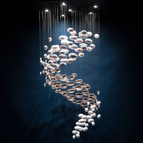 现代风格枝形吊灯 - AM2188 NORDIC EGG - Alan Mizrahi Lighting - 水晶 / 商用 / LED式