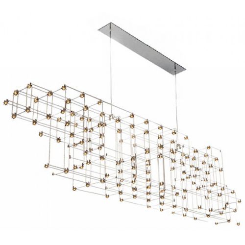 现代风格枝形吊灯 - IQ2187 ORION - Alan Mizrahi Lighting - 金属 / 几何 / LED式