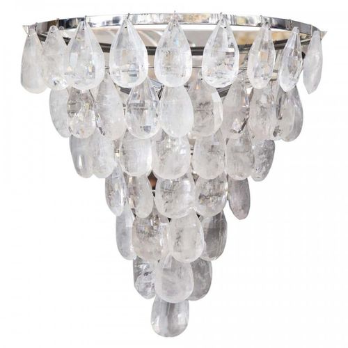 现代风格枝形吊灯 - IQ2192 CASCADING SCONCE - Alan Mizrahi Lighting - 水晶 / 金属 / 单灯泡