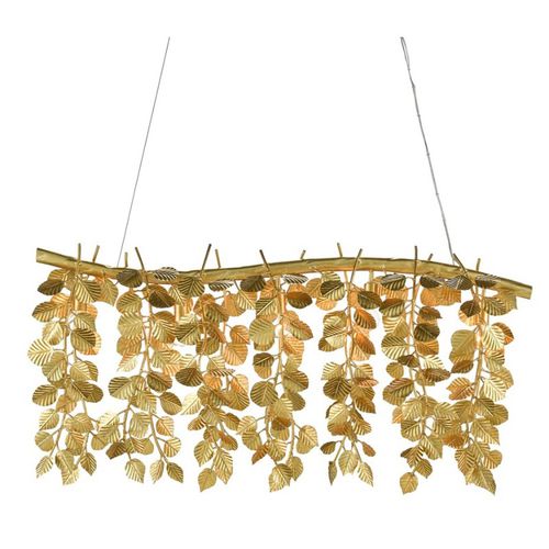 现代风格枝形吊灯 - IQ8416 GOLDEN EUCALYPTUS - Alan Mizrahi Lighting - 金属 / 1 层 / 金色