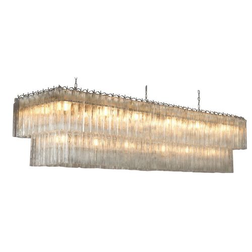 新艺术风格枝形吊灯 - WM518 LYMINGTON - Alan Mizrahi Lighting - 金属 / 玻璃 / 12灯泡