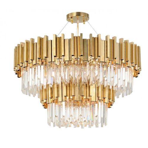 艺术装饰风格枝形吊灯 - IQ2154 LUXURY - Alan Mizrahi Lighting - 玻璃