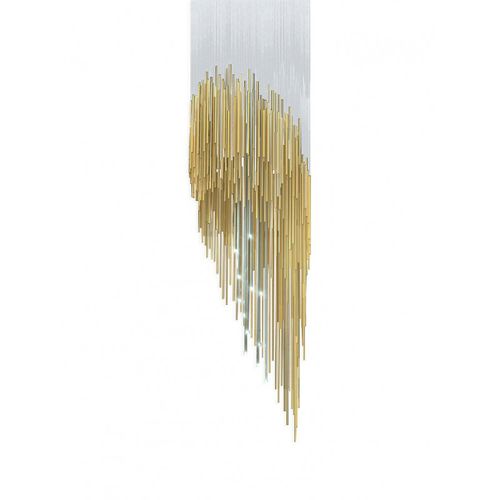 现代风格枝形吊灯 - IQ2145 LIBRETTO - Alan Mizrahi Lighting - 金属 / 商用 / 瀑布型
