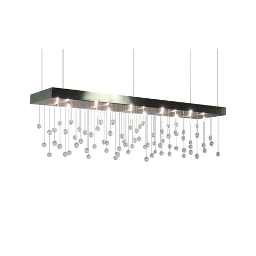 现代风格枝形吊灯 - DV5786 AVENUE - Alan Mizrahi Lighting - 水晶 / 铬制 / 商用