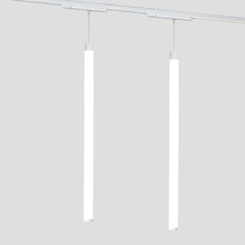 聚碳酸酯轨道灯 - IRIS VERTICAL 230V TRACK - Brilumen - LED式 / 圆柱 / 铝制