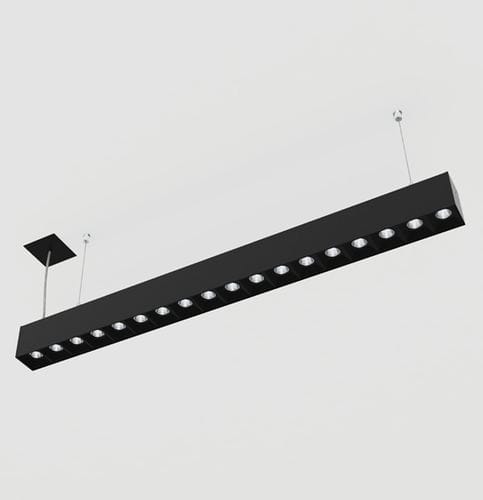 悬挂式照明设备 - ORIS PLUS EFFICIENCY LOW GLARE - Brilumen - LED式 / 线性 / IP40