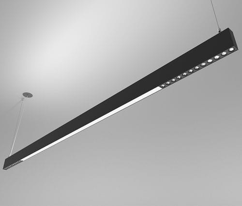 悬挂式照明设备 - ORIS SLIM PRO COMBI D/I OPAL+LENS - Brilumen - LED式 / 线性 / IP40