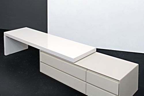 现代风格抽屉柜 - PORTICO  - Estudiobola - 涂漆中密度纤维板 / 未指定 / 白色