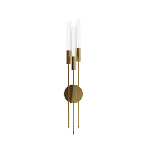 现代风格壁灯 - GALA TORCH - LUXXU MODERN DESIGN & LIVING - 室内 / 镀金黄铜 / 水晶