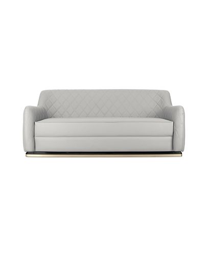 现代风格沙发 - CHARLA - LUXXU MODERN DESIGN & LIVING - 仿皮 / 皮质 / 灰色