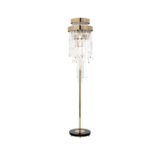 落地灯 - BABEL - LUXXU MODERN DESIGN & LIVING - 黄铜 / 水晶 / 大理石
