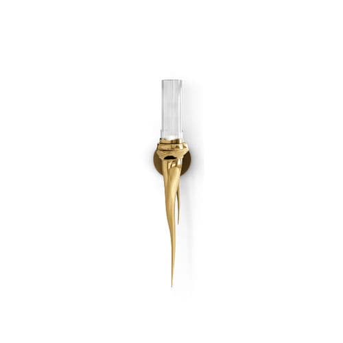 经典风格壁灯 - Wax Small - LUXXU MODERN DESIGN & LIVING - 室内 / 镀金黄铜 / 水晶