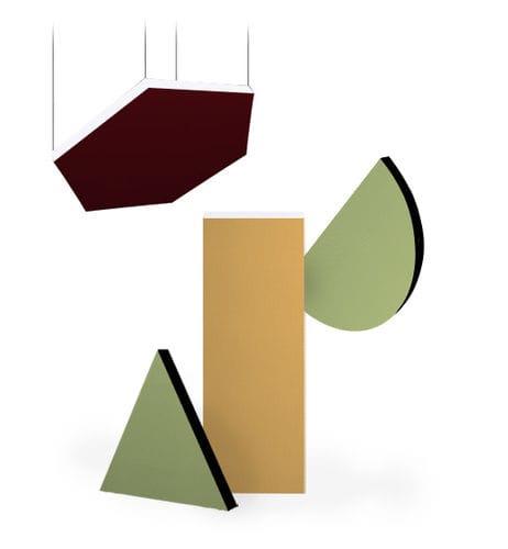 壁挂隔音板 - AS BASIC - TALIN SRL - Trevira CS® / 聚酯 / 六角形
