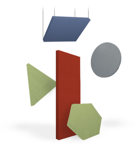 壁挂隔音板 - AS SQUARISH - TALIN SRL - Trevira CS® / 聚酯 / 六角形