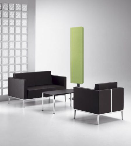 带滑轮隔音板 - AS MOVABLE - TALIN SRL - 聚酯 / Trevira CS® / 矩形
