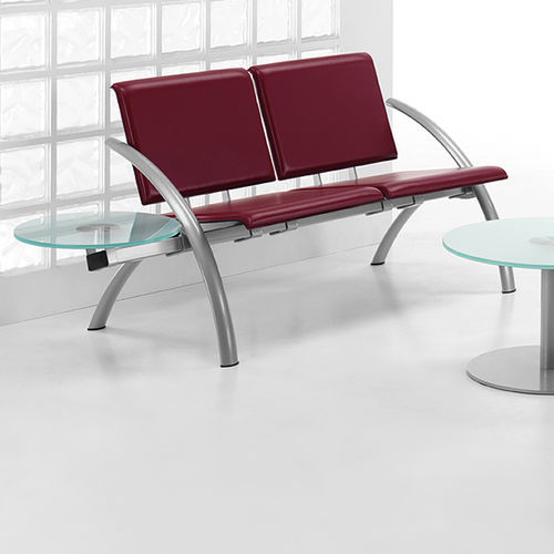 金属联排座椅 - LAMTOP - TALIN SRL - 皮质 / MDF / 胶合板材料