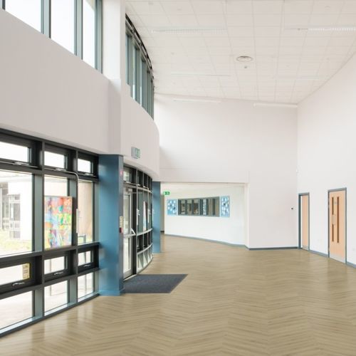 生态安全地面 - ALMOND – CHEVRON - Aspecta Flooring - 乙烯基 / 室内 / 办公室