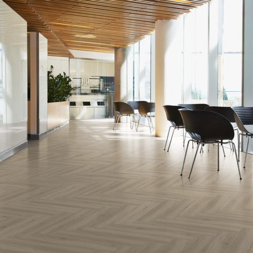 生态安全地面 - ALMOND – HERRINGBONE - Aspecta Flooring - 乙烯基 / 室内 / 办公室