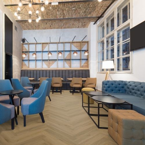生态安全地面 - MACADAMIA – HERRINGBONE - Aspecta Flooring - 乙烯基 / 室内 / 办公室